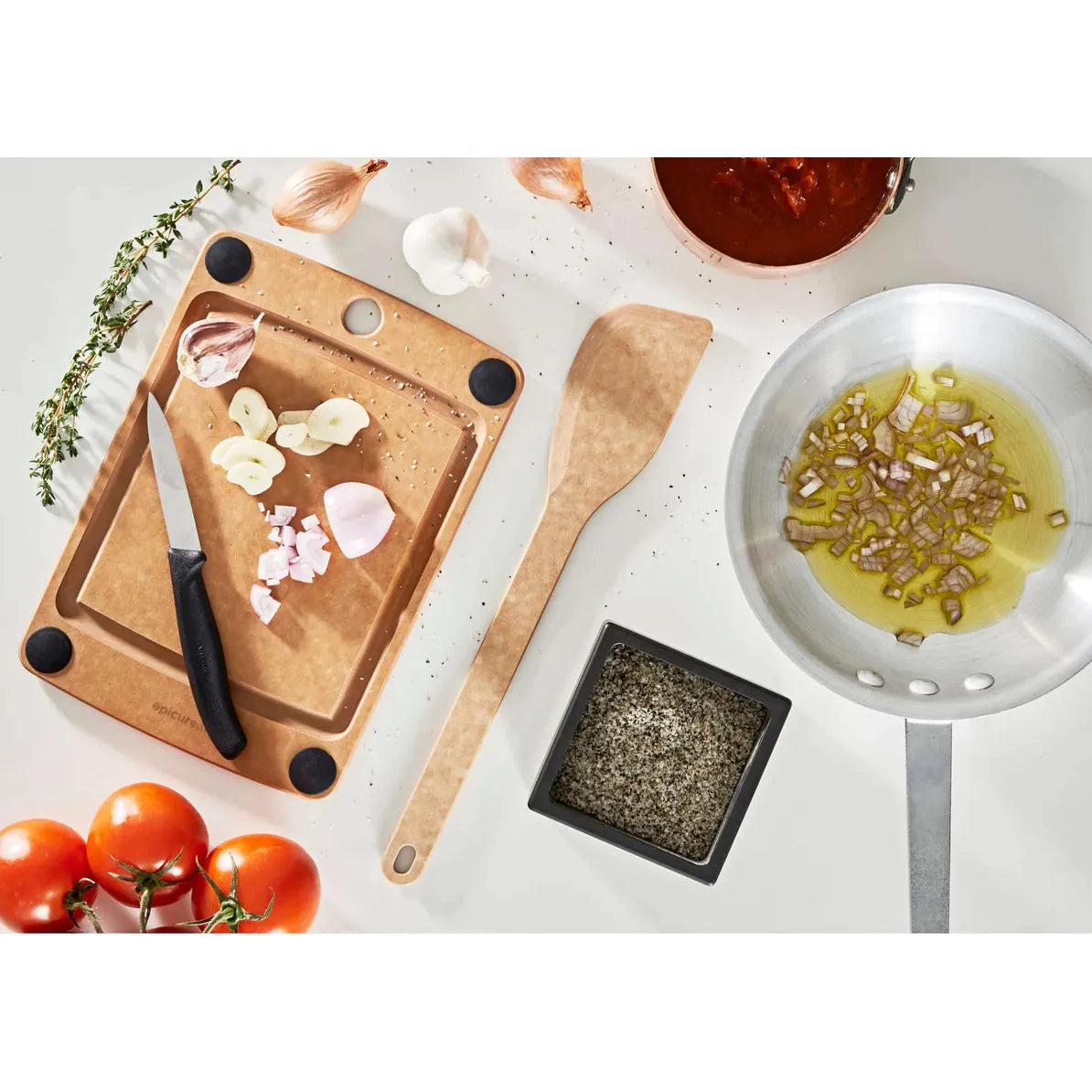 Wooden Sauté Tool - Natural Color DT